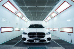 イタリア製塗装ブース正面